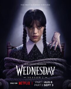 Wednesday (2024) S02 Dual Audio [Hindi ORG-English] NF WEB-DL H264 AAC 1080p 720p 480p ESub